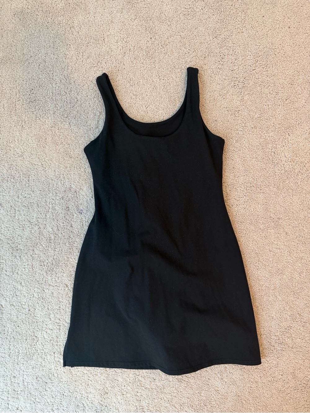 Black athletic Tank Dress - Women